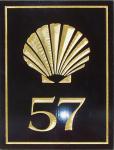 Contemporary Shell Address Signs